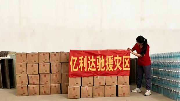 Yilida toimitti vedenpitävän pakkauksen miljoonalle katastrofin koettelemalle alueelle 48 tunnin sisällä
