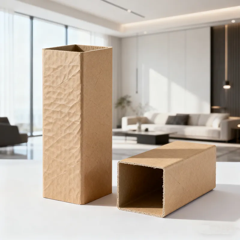 Ympäristöystävälliset neliönmuotoiset paperiputket